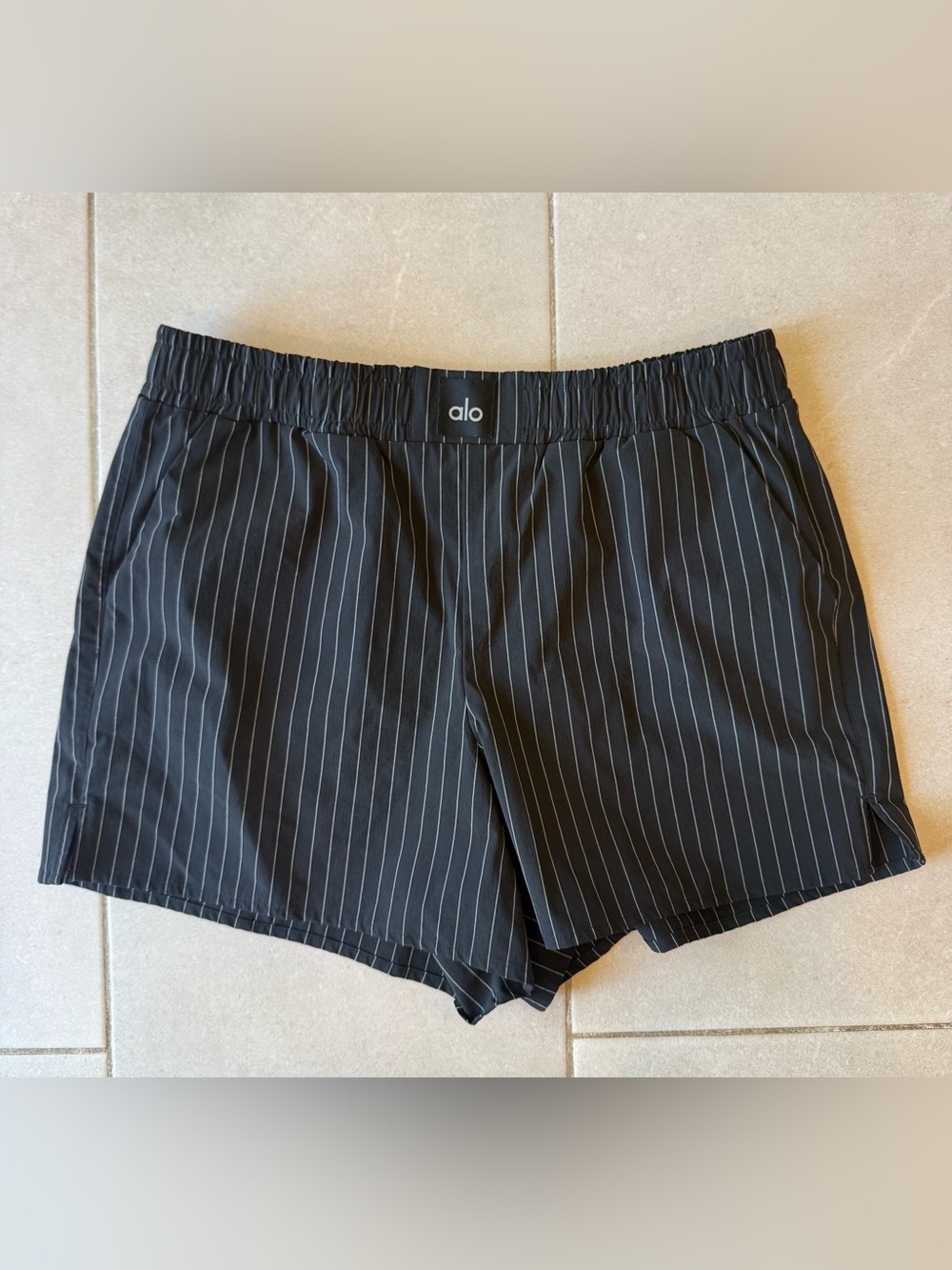 Alo Pinstripe Daylight Boxer Shorts